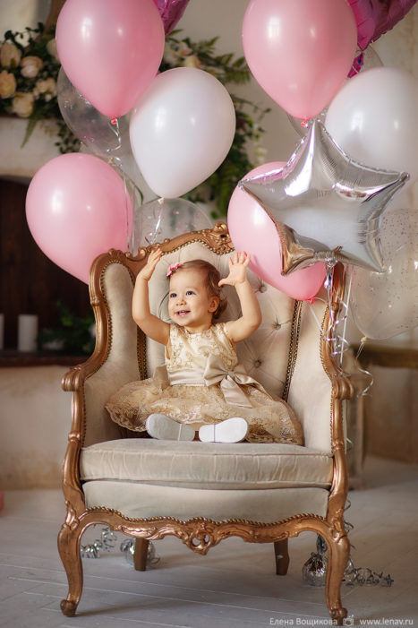 фотосессия на 1 годик день рождения девочки фотограф детский