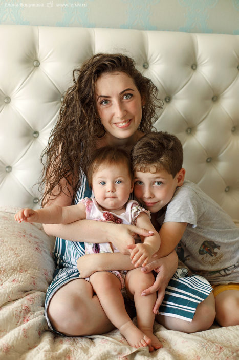 фотосессия дома для семьи с двумя детьми нижний новгород