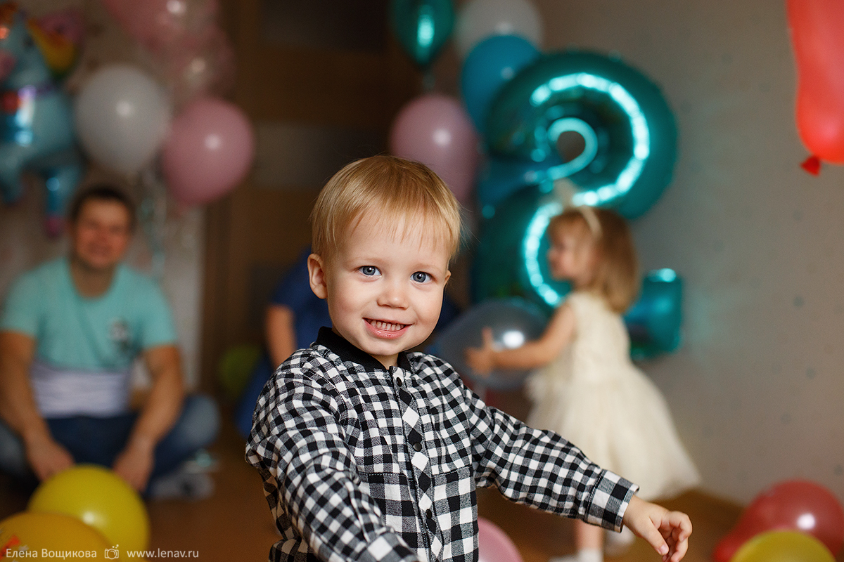 фотосессия на день рождения ребенка дома