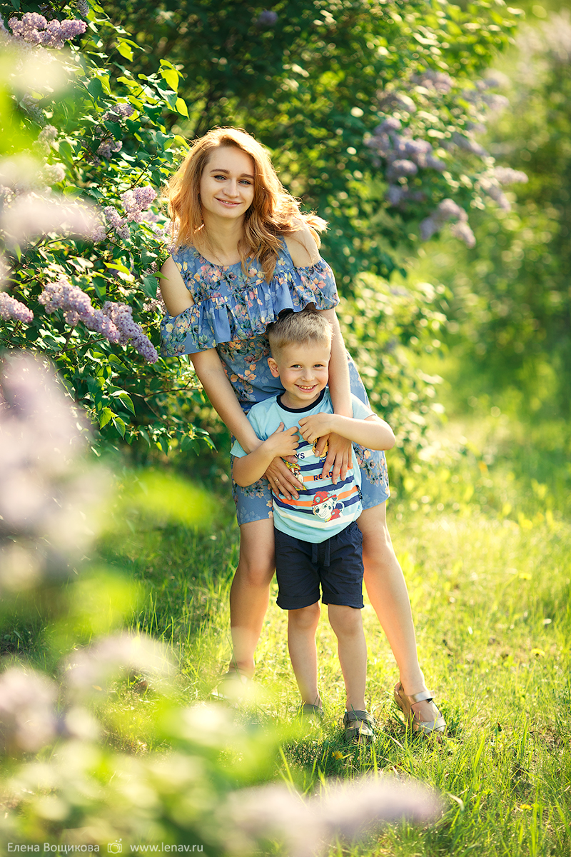 летняя семейная фотосессия на природе фотограф нижний новгород