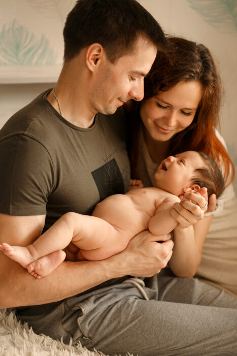 фотосессия дома семья новорожденный нижний новгород